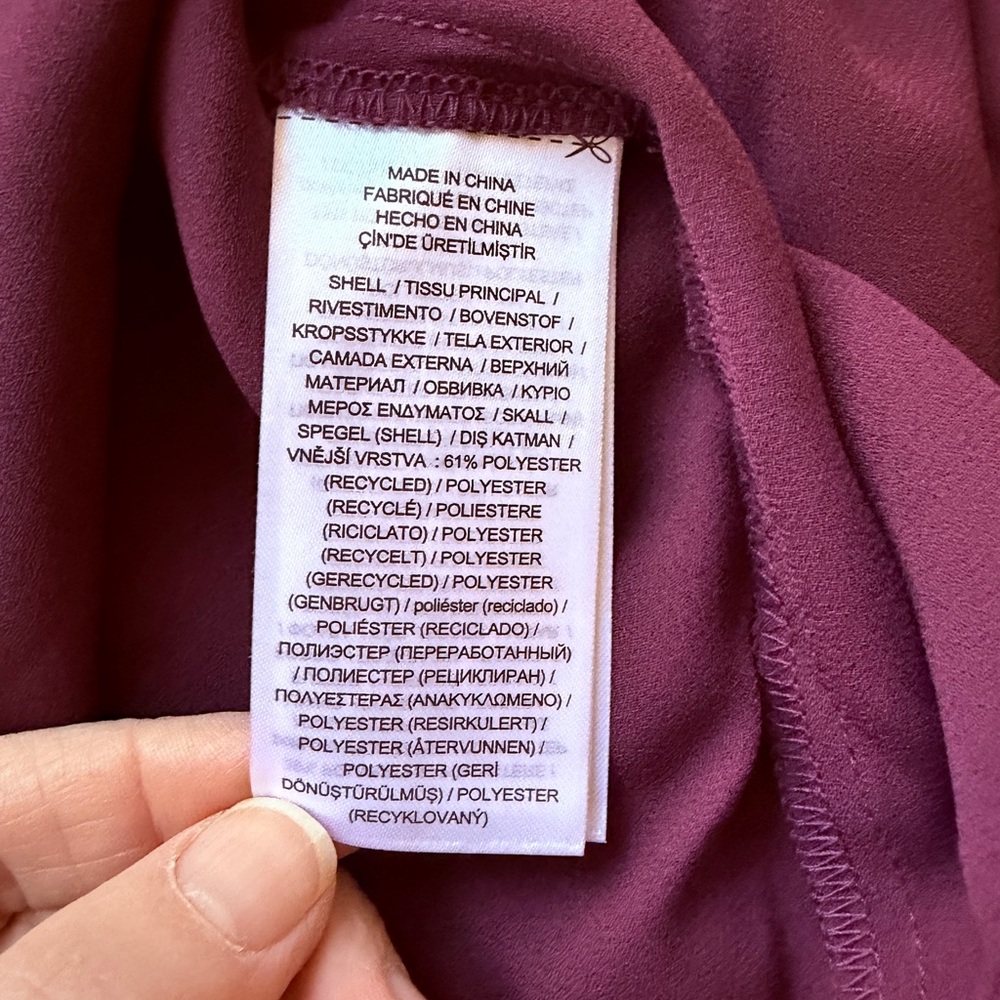 Lauren Ralph Lauren Red Burgundy Dress New Satin Sz 6 Formal Cocktail sleeveless - Picture 9 of 10